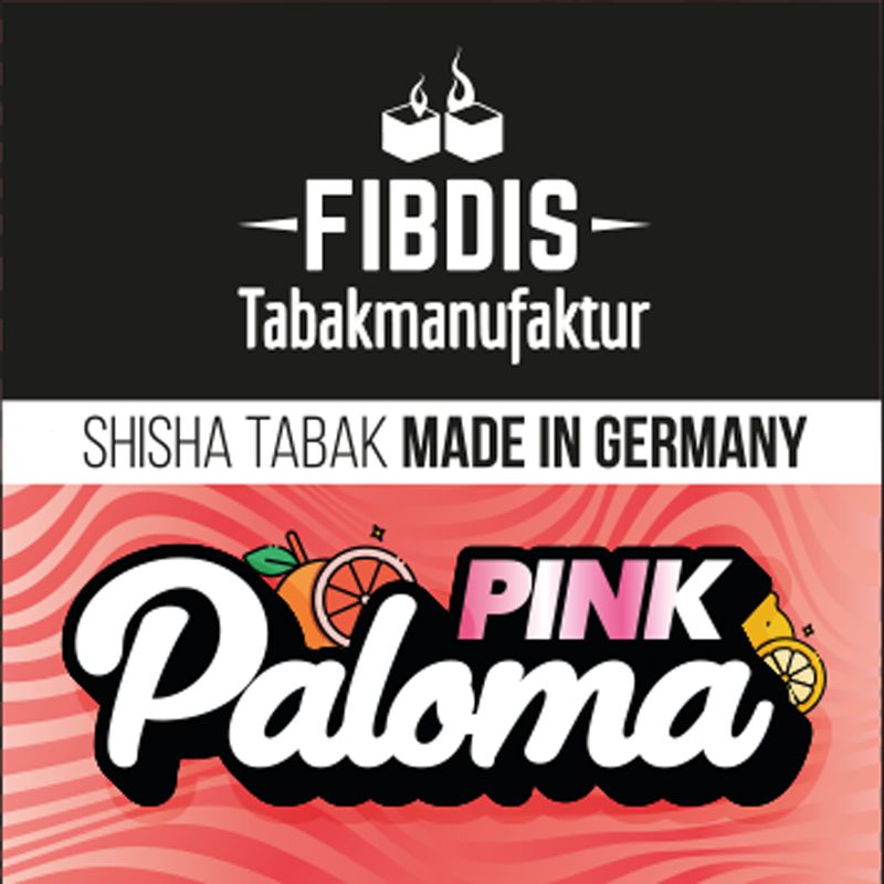 Fibdis Pink Paloma Shishatabak 25g – Grapefruit, Zitrone & Ice | Made in Germany Fibdis Pink Paloma Shishatabak 25g – Grapefruit, Zitrone & Ice | Made in Germany