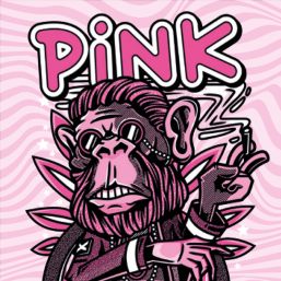 Monkeys Pink Shishatabak 25g – Drachenfrucht & Maracuja | Made in Germany
