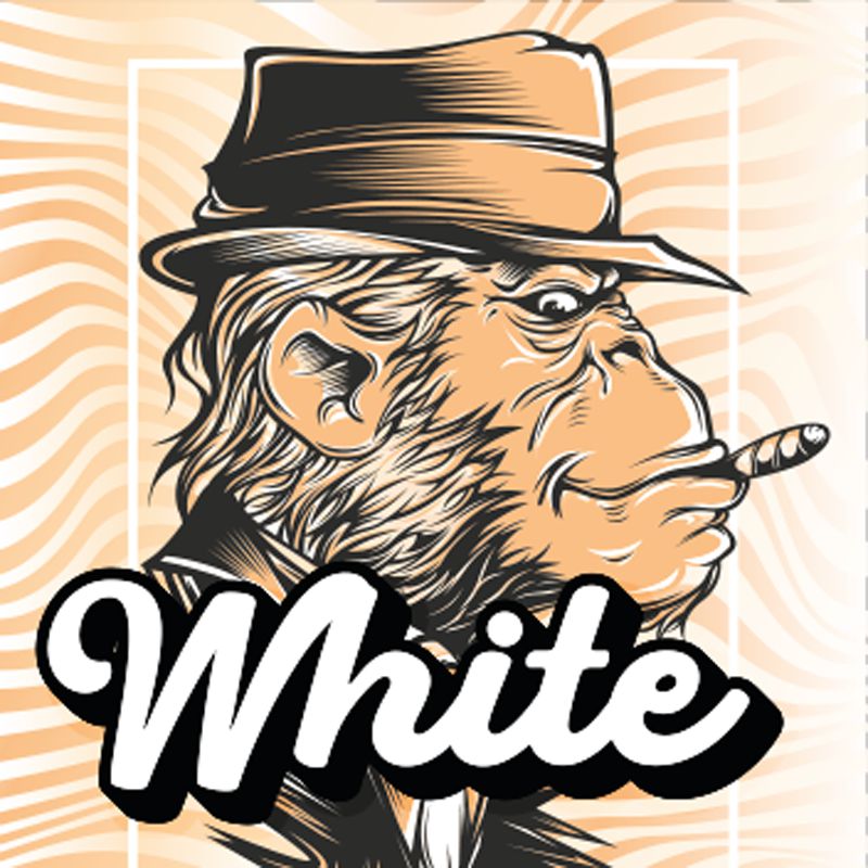 Monkeys White Pfeifentabak 65g – Käsekuchen-Geschmack | Made in Germany