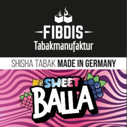 Fibdis Sweet Balla Pfeifentabak 65g – Brombeere, Himbeere, Zitrone & Ice