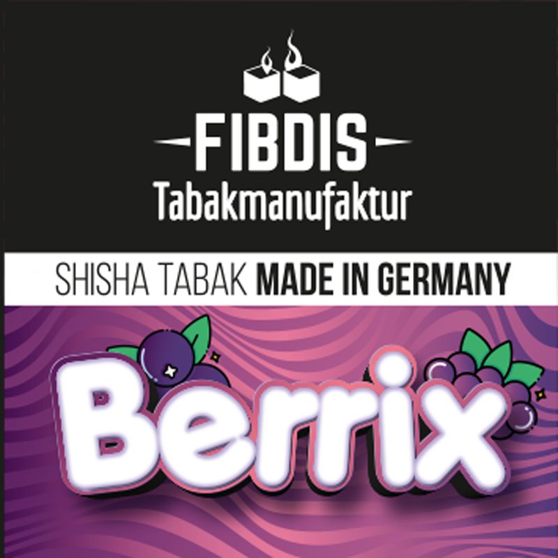Fibdis Berrix Pfeifentabak 65g – Beerenmix & Menthol | Made in Germany