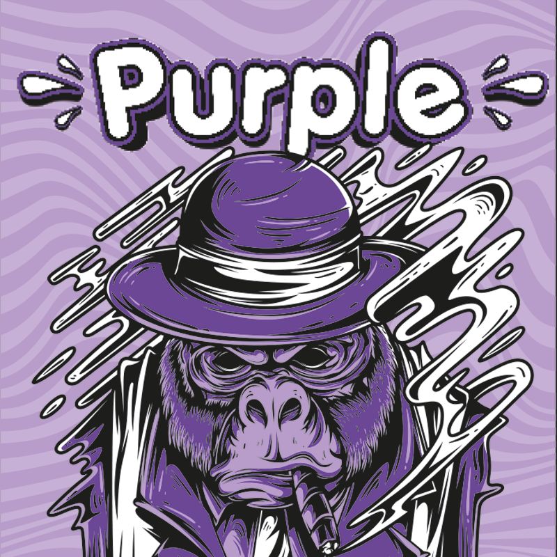 Monkeys Purple Pfeifentabak 65g – Traube & Minze | Made in Germany Monkeys Purple Pfeifentabak 65g – Traube & Minze | Made in Germany